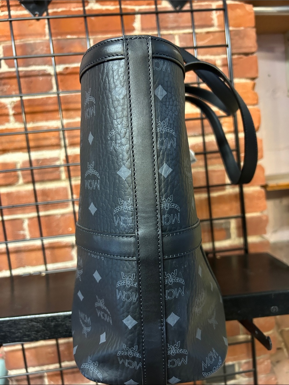 MCM Black Leather - Tote - Picture 8 of 8